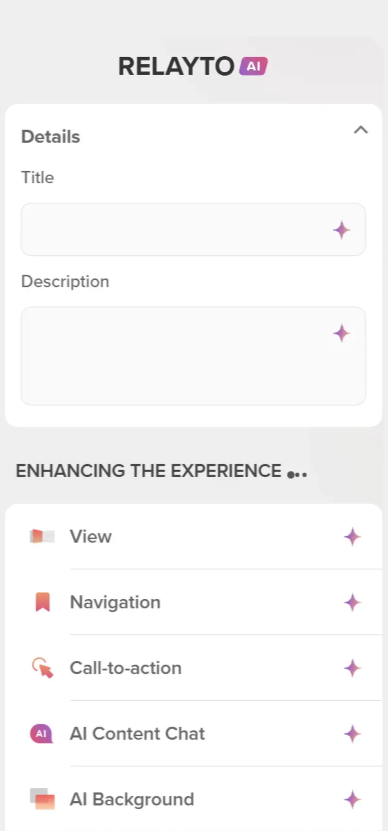 Uploading a document into RELAYTO AI