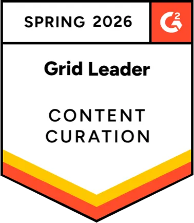 G2 Grid Leader, Spring 2026: Content Curation