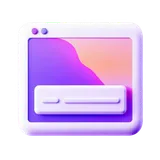 Interactive widget upgrade icon