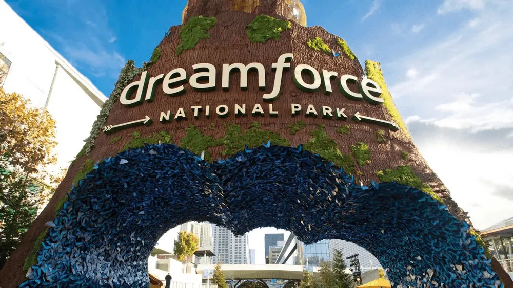 Interactive campus map for Dreamforce