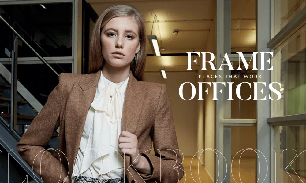 Frame Offices lookbook microsite