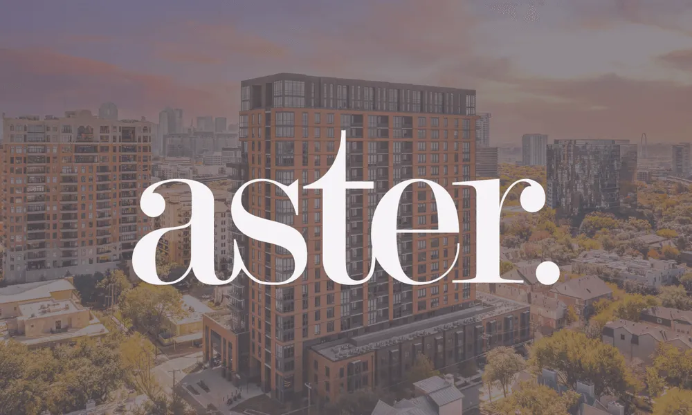 Aster by Toll Brothers interactive presentation