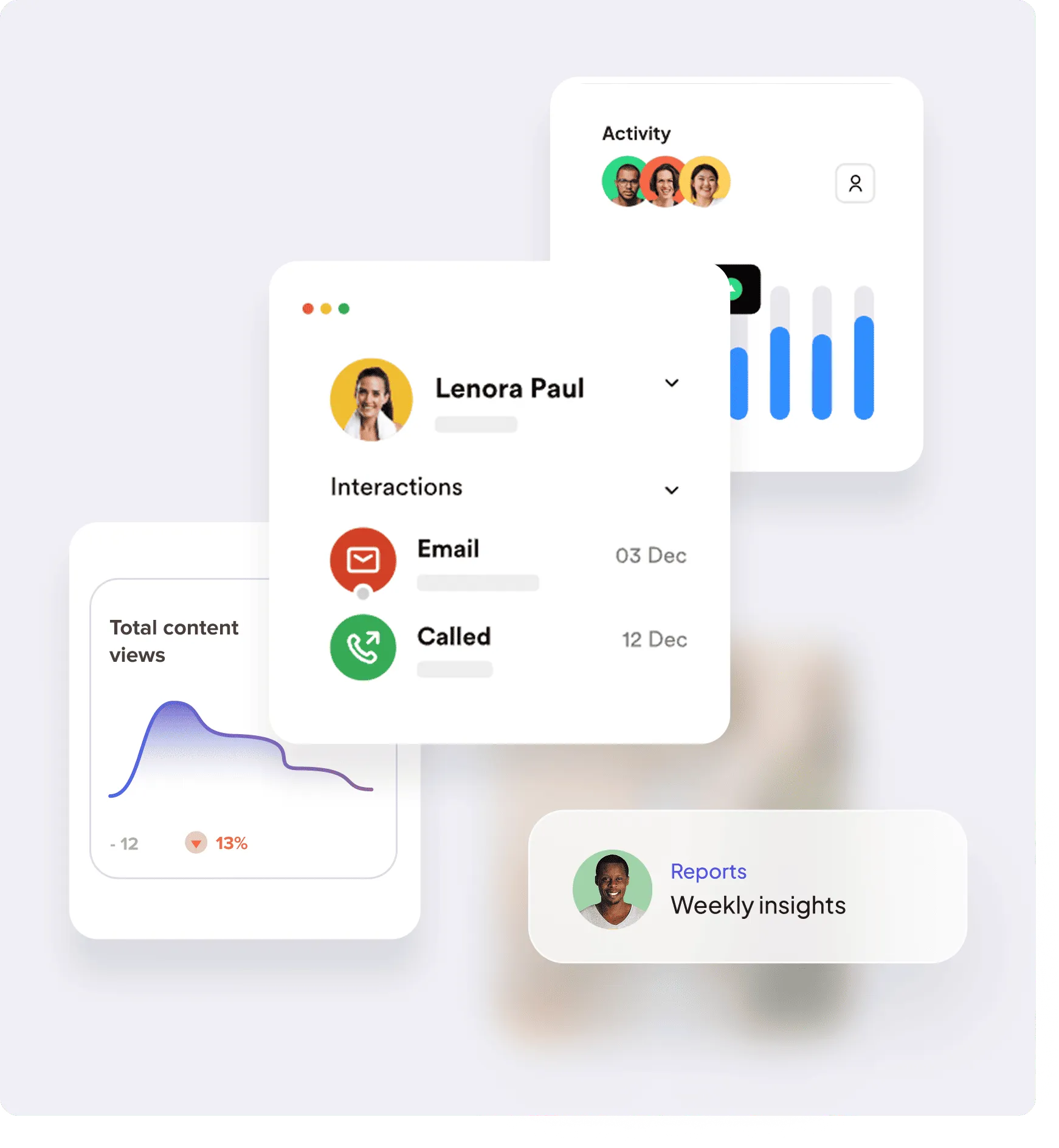 Granular content analytics in RELAYTO