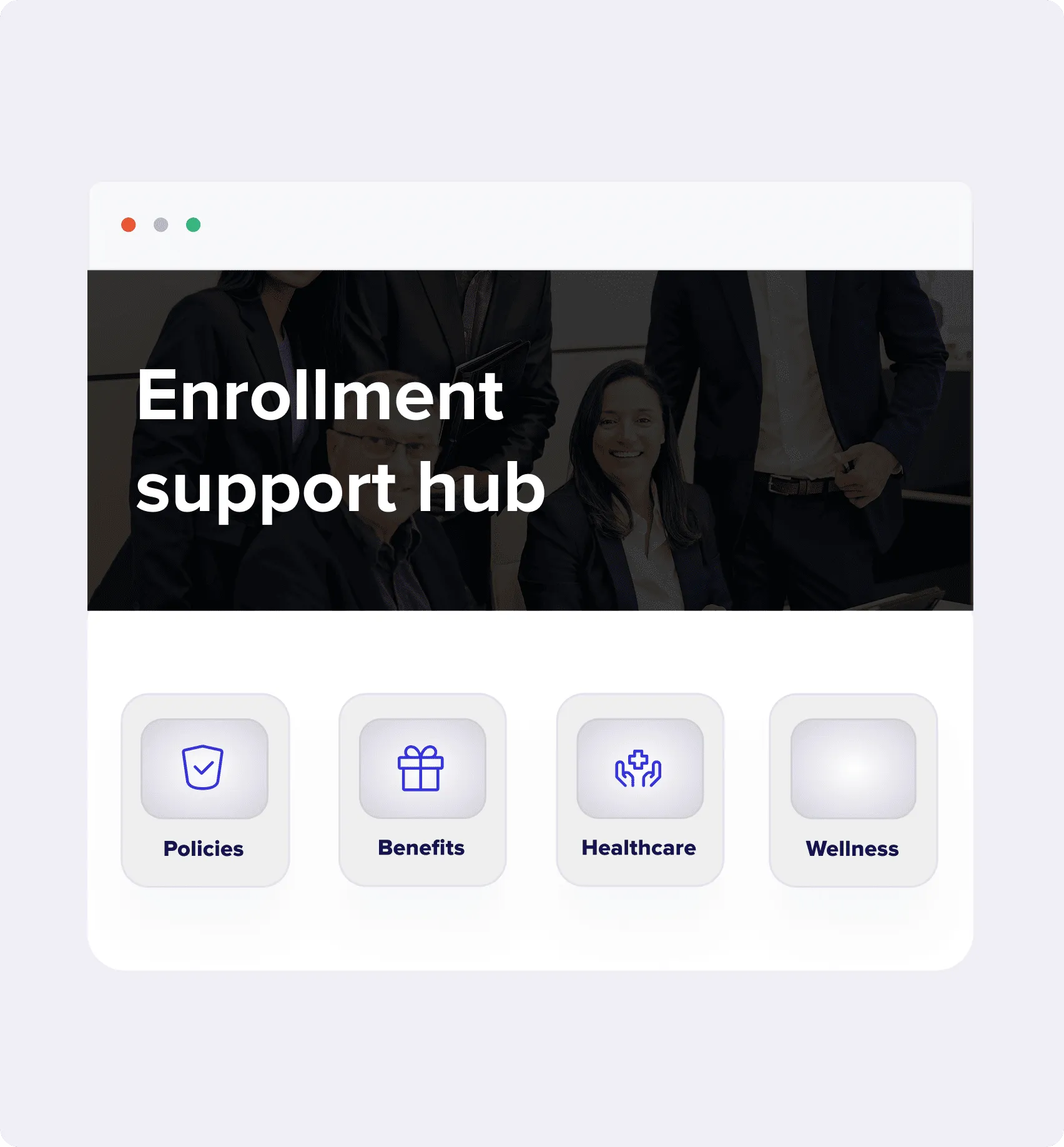 A content hub for enrollment in RELAYTO