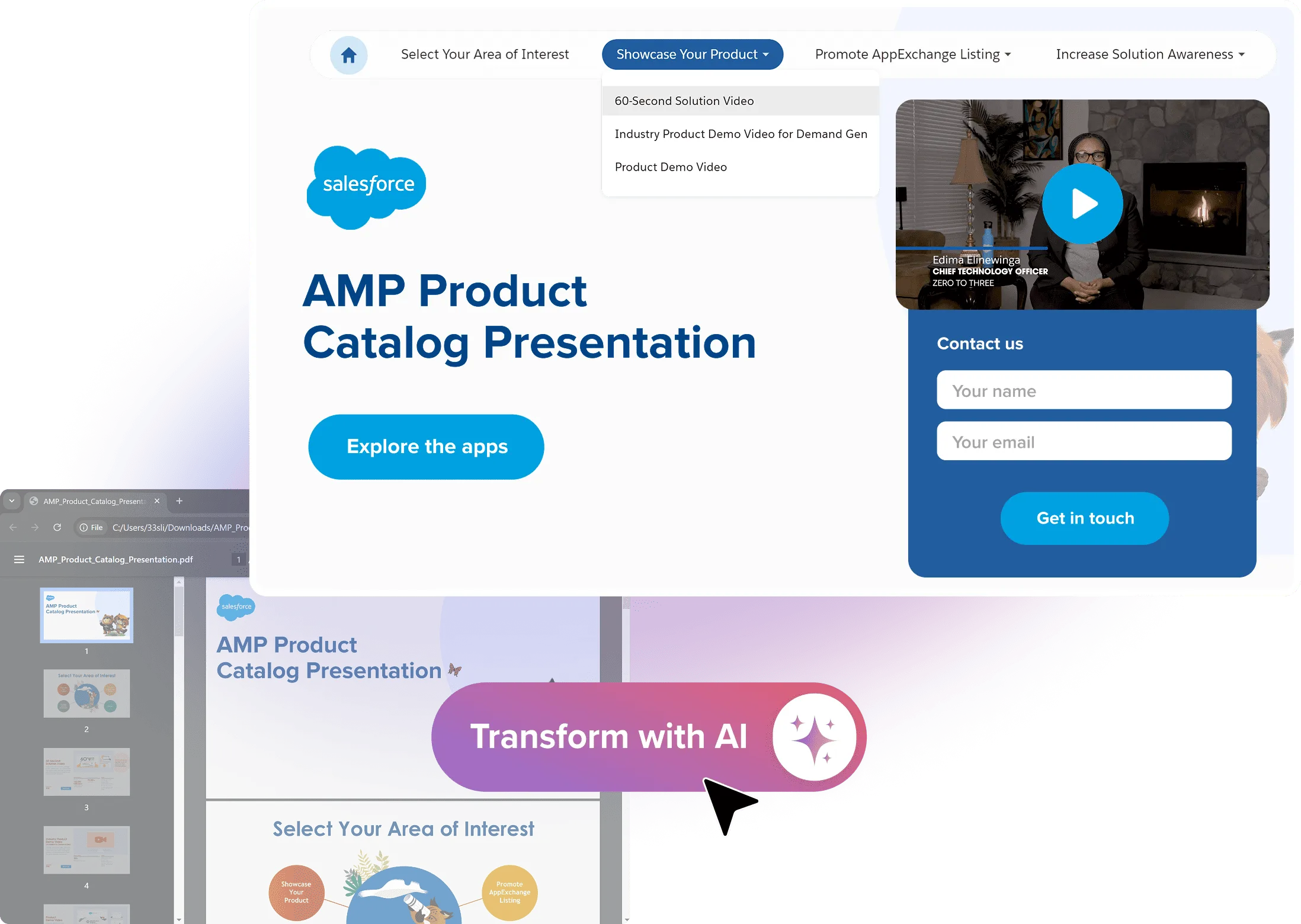 AI-powered content transformation in RELAYTO