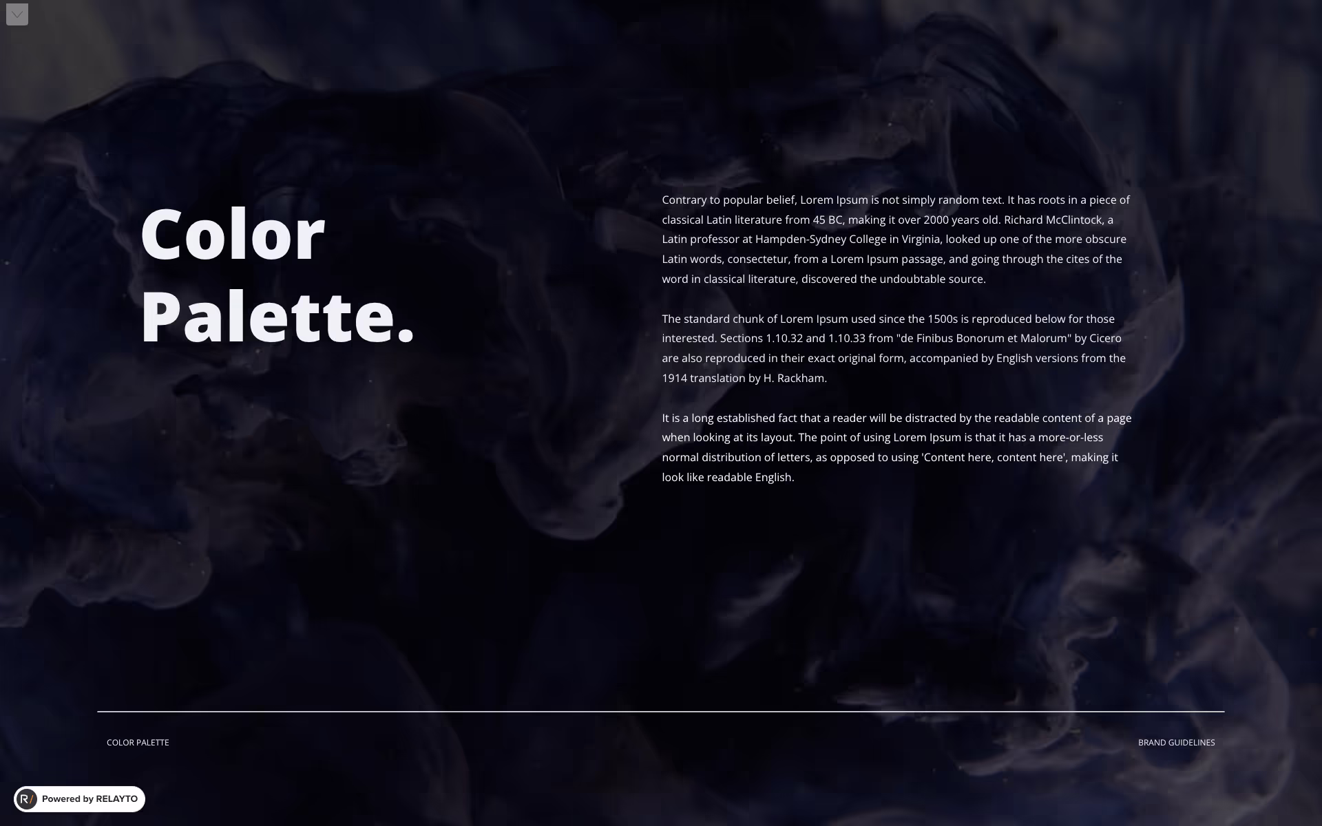 Brandbook Presentation, page 6