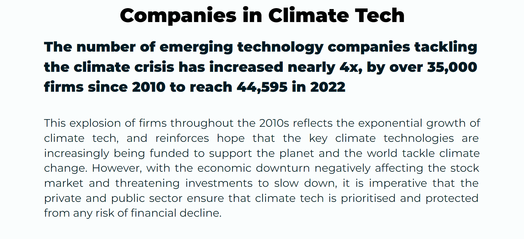 Climate Tech Report, page 10