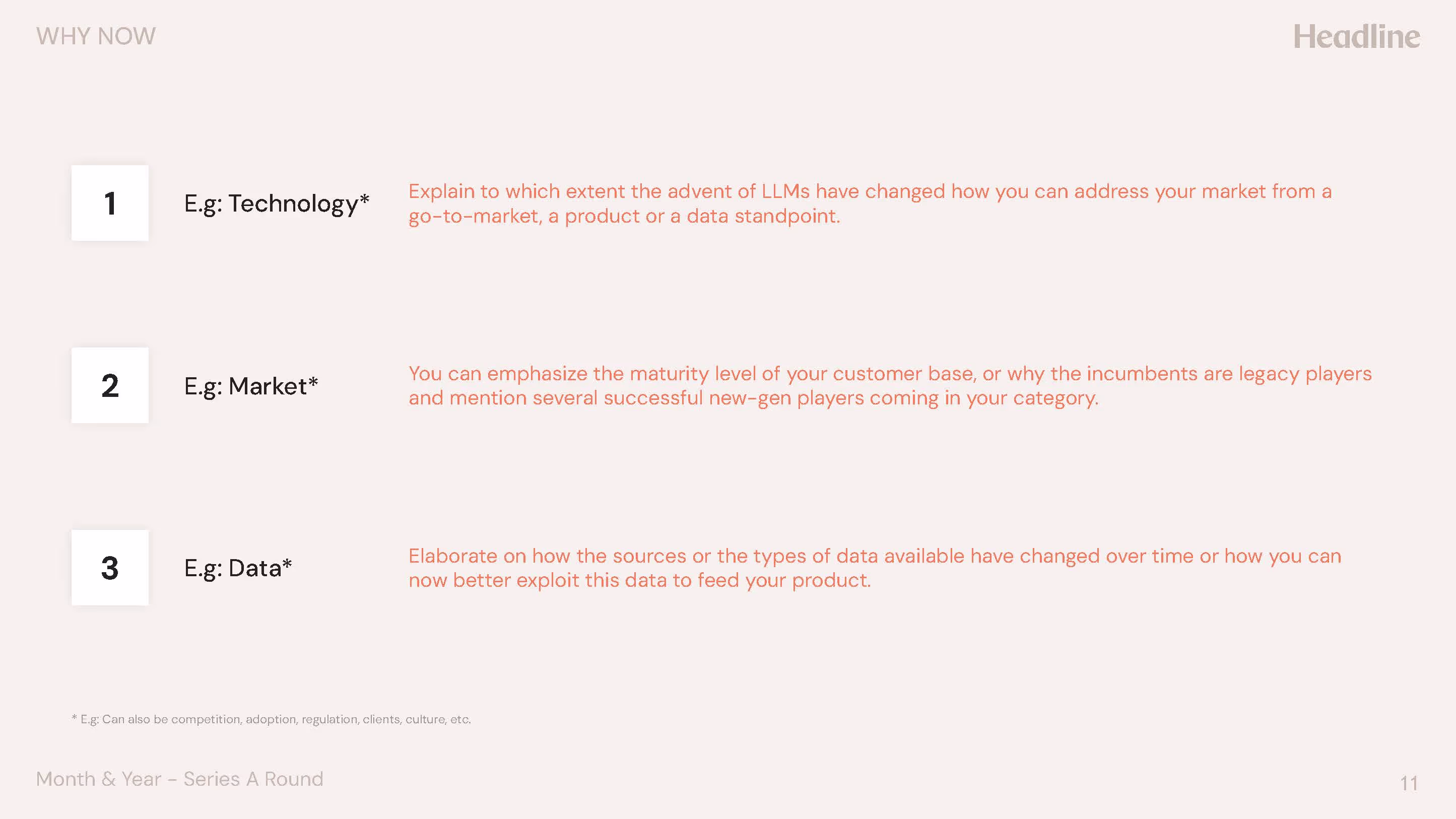 Series A Pitch Deck Template, page 2