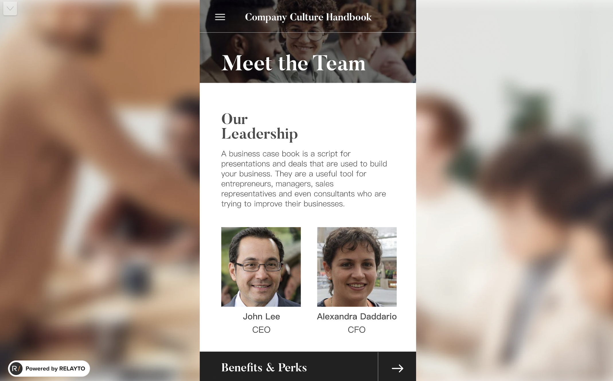 Company Culture Handbook, page 2