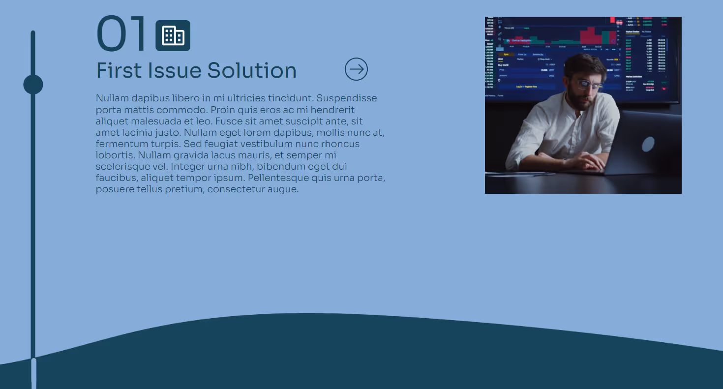 Finance Microsite, page 4