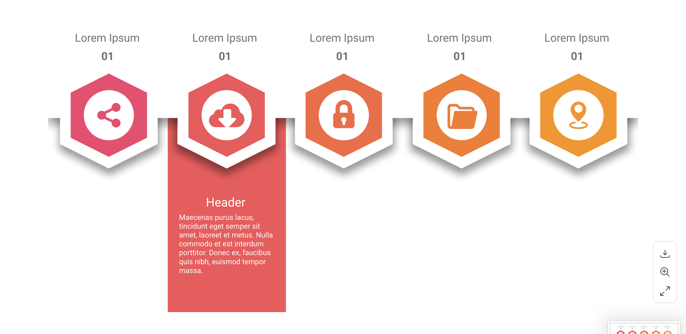 Popup Infographic Components, page 8