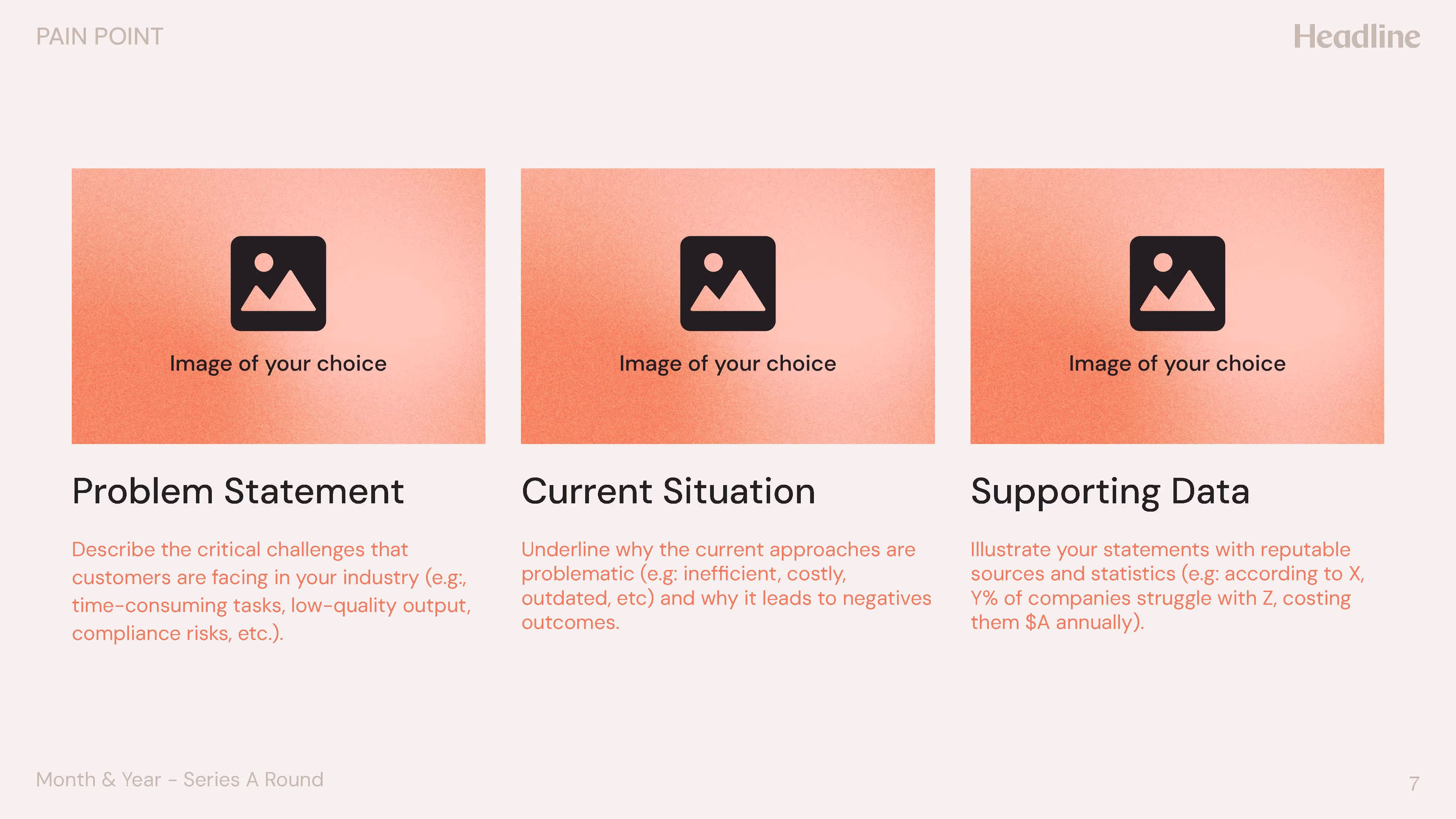 Series A Pitch Deck Template, page 7