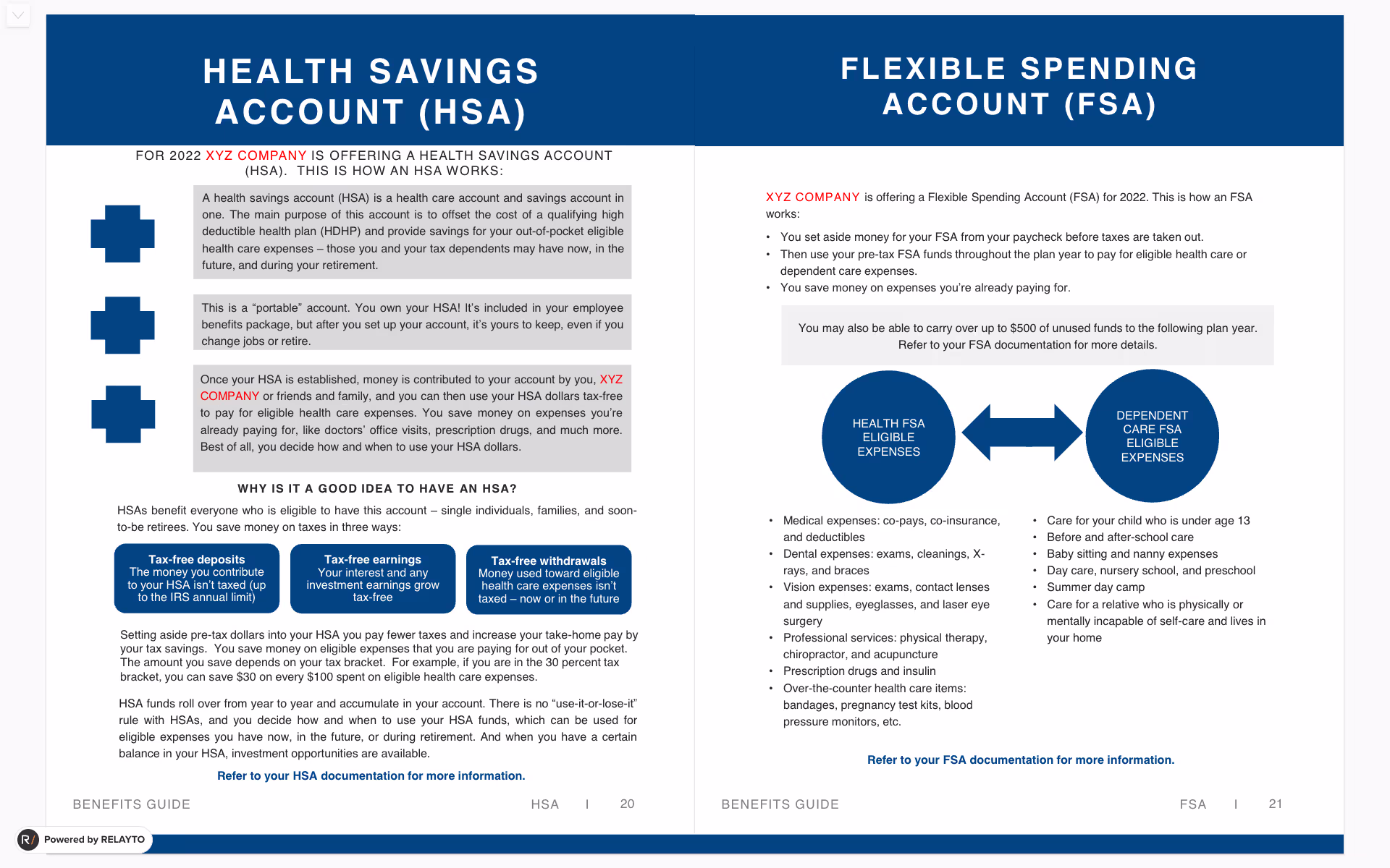 Benefits Guide Brochure, page 10