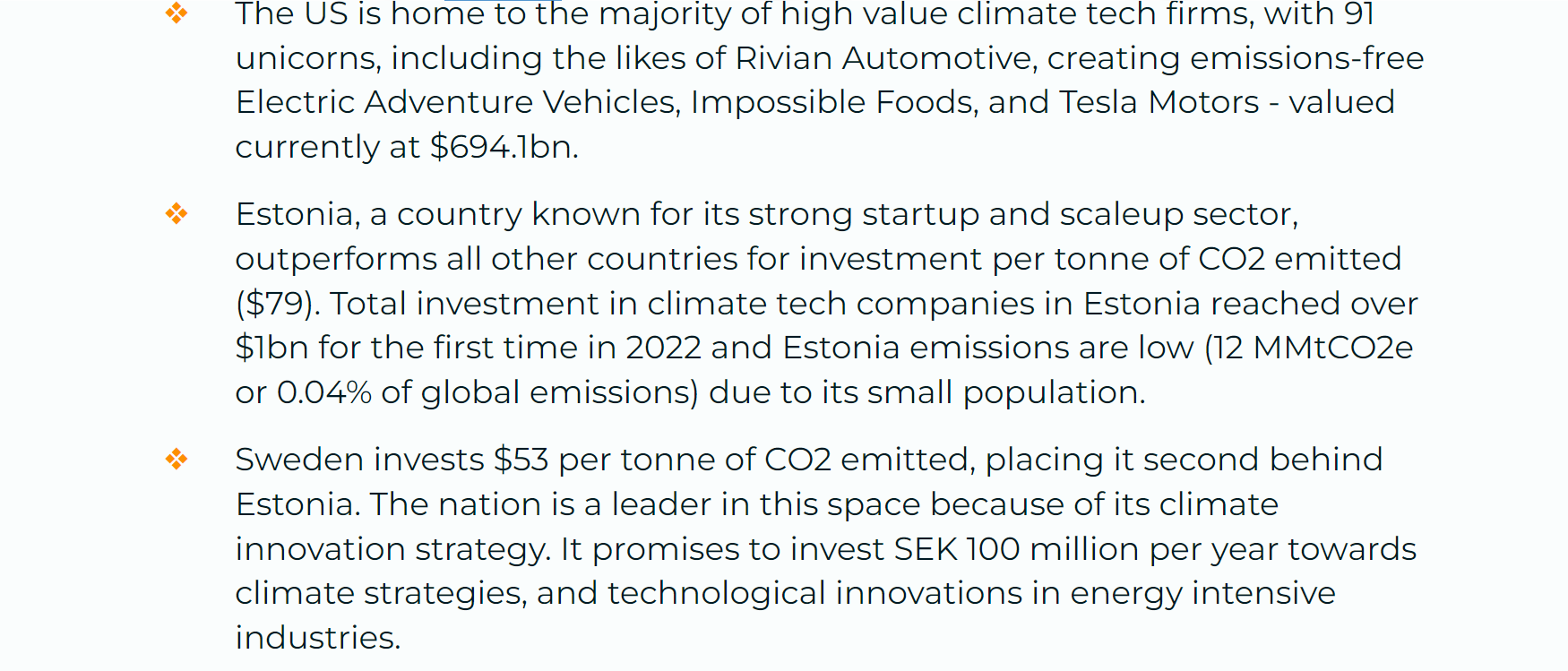 Climate Tech Report, page 4