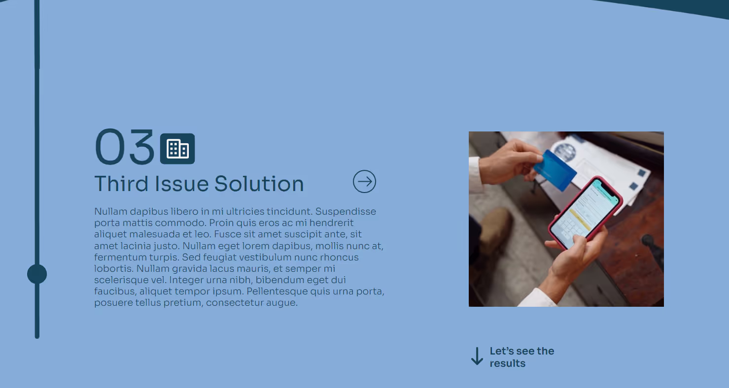 Finance Microsite, page 6