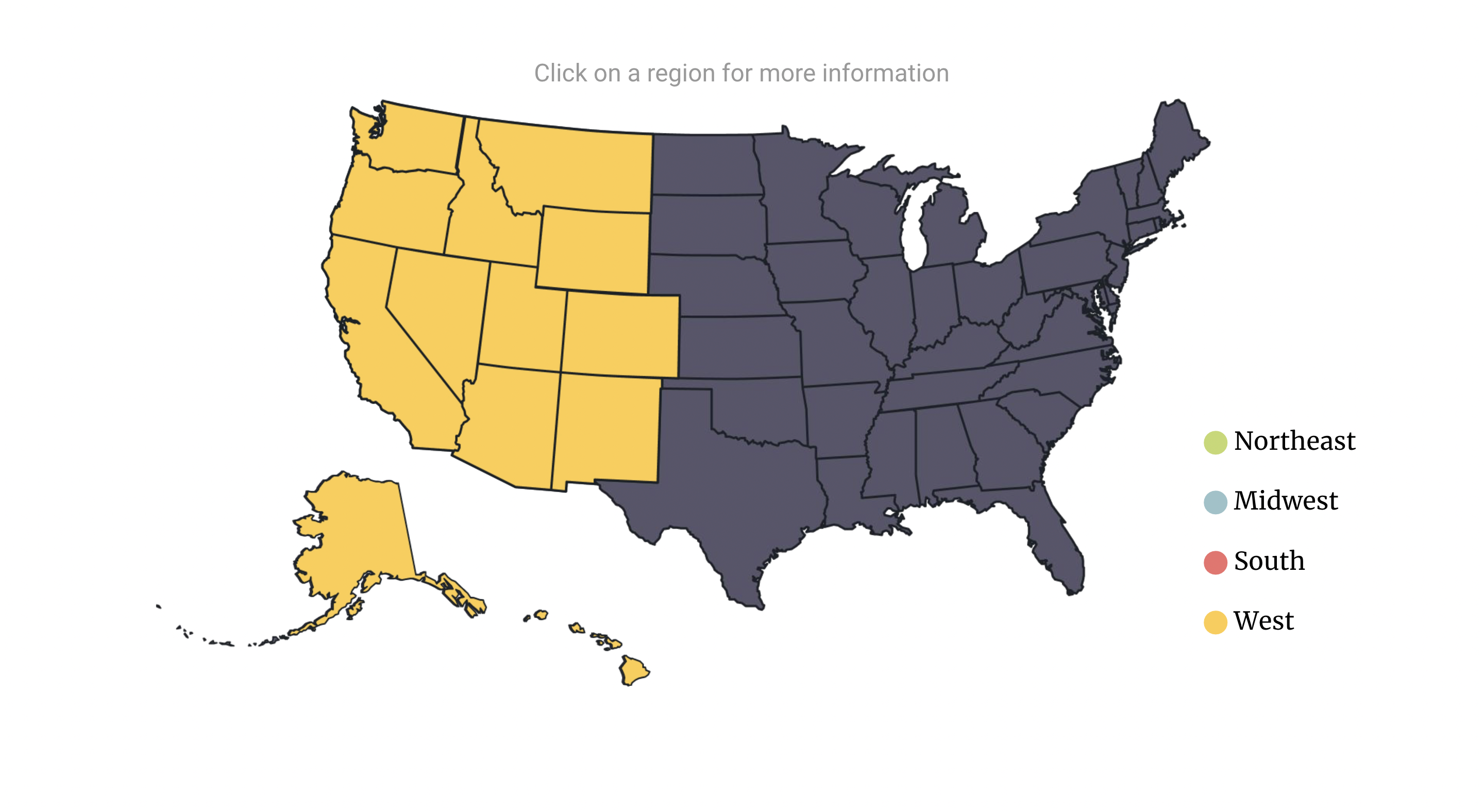 US Interactive Map, page 1