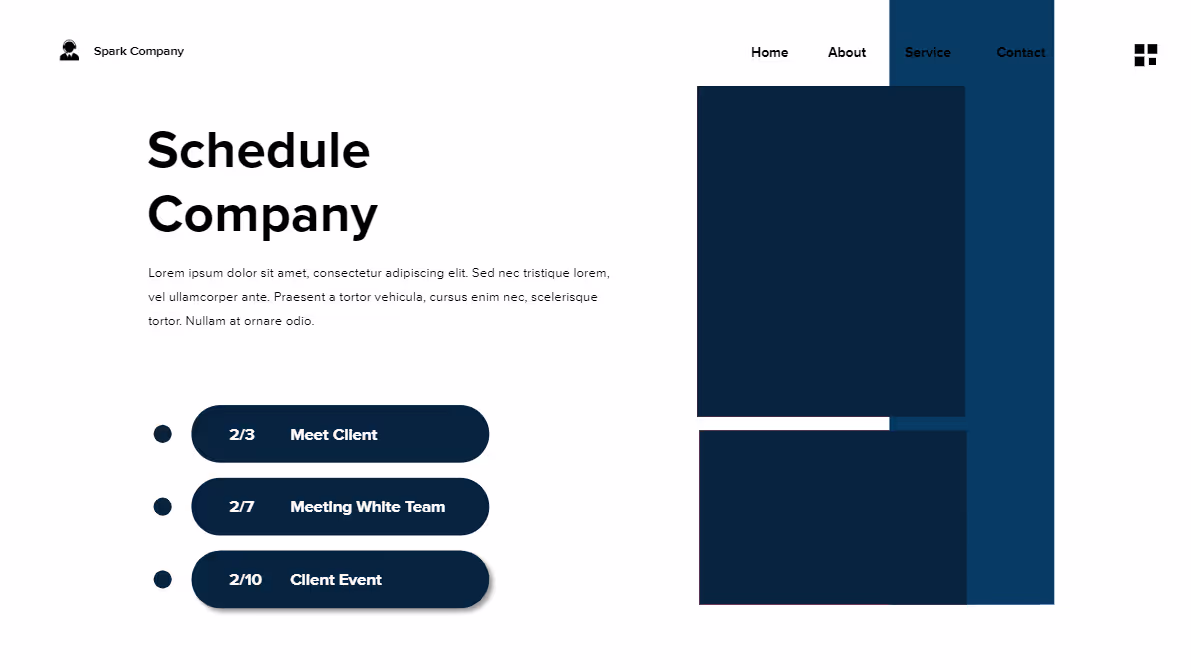 Startup Landing Page, page 6