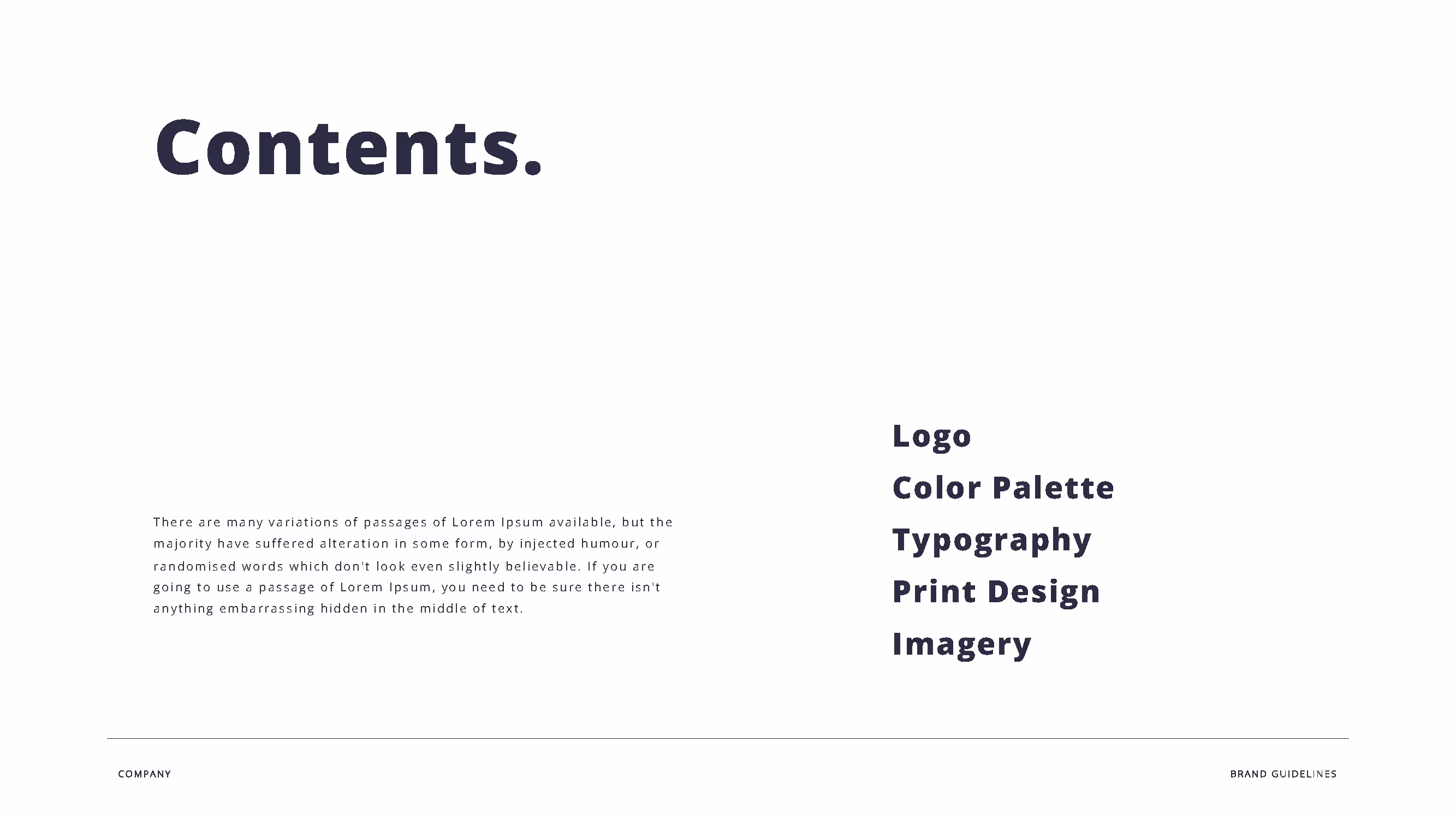 Brandbook Presentation, page 1