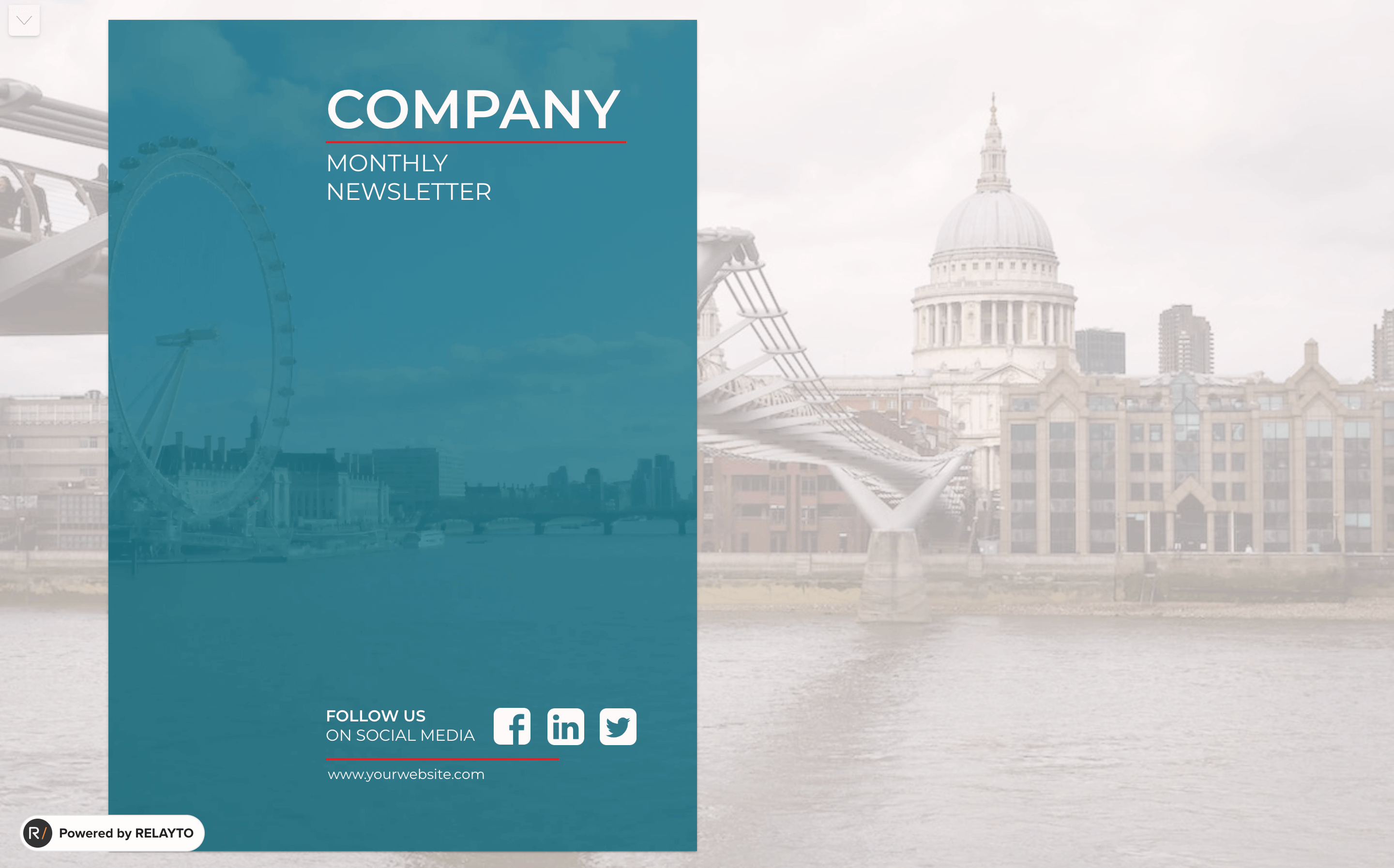 Newsletter Brochure, page 4