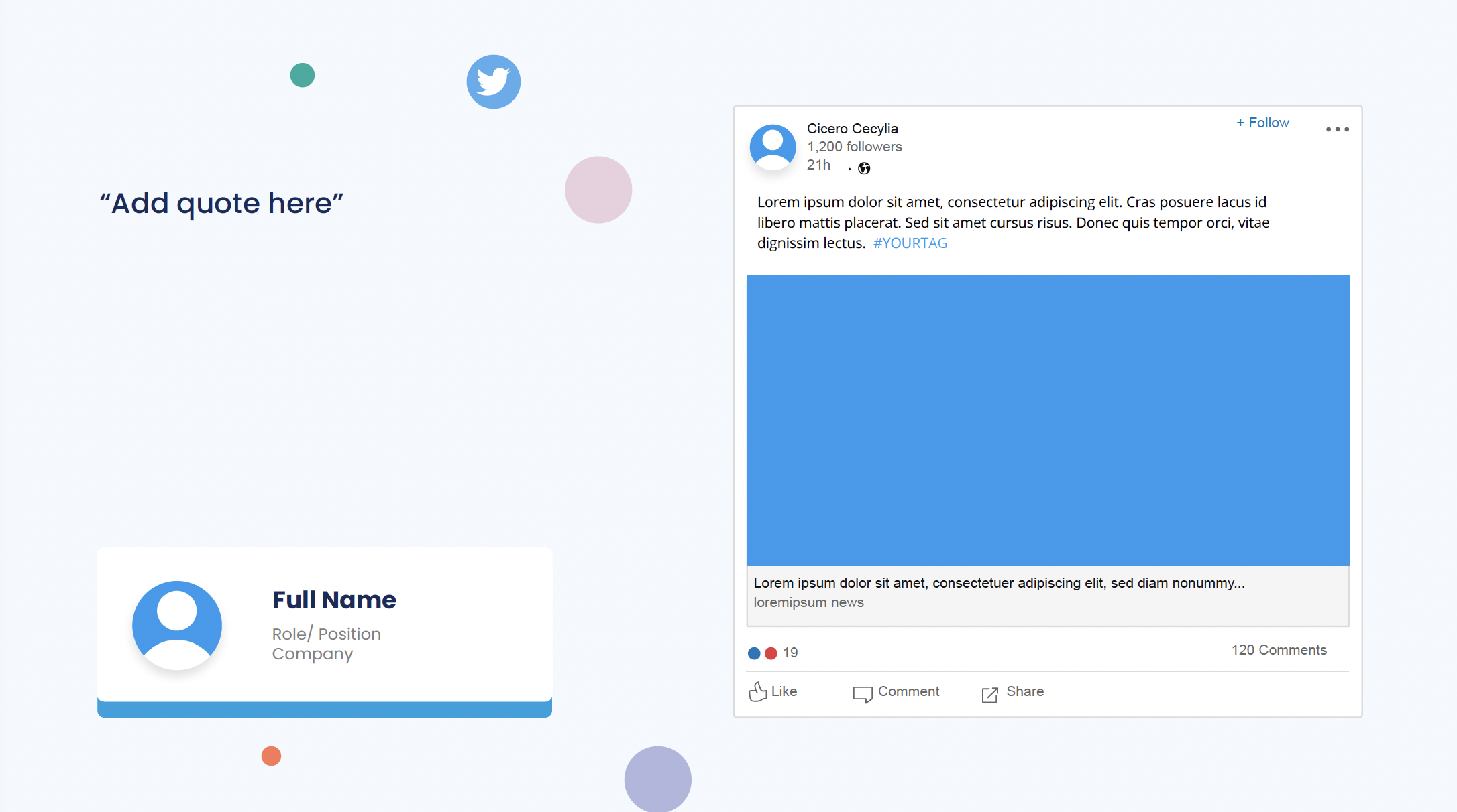 Company Social Media (LinkedIn & Twitter) Profiles, page 3