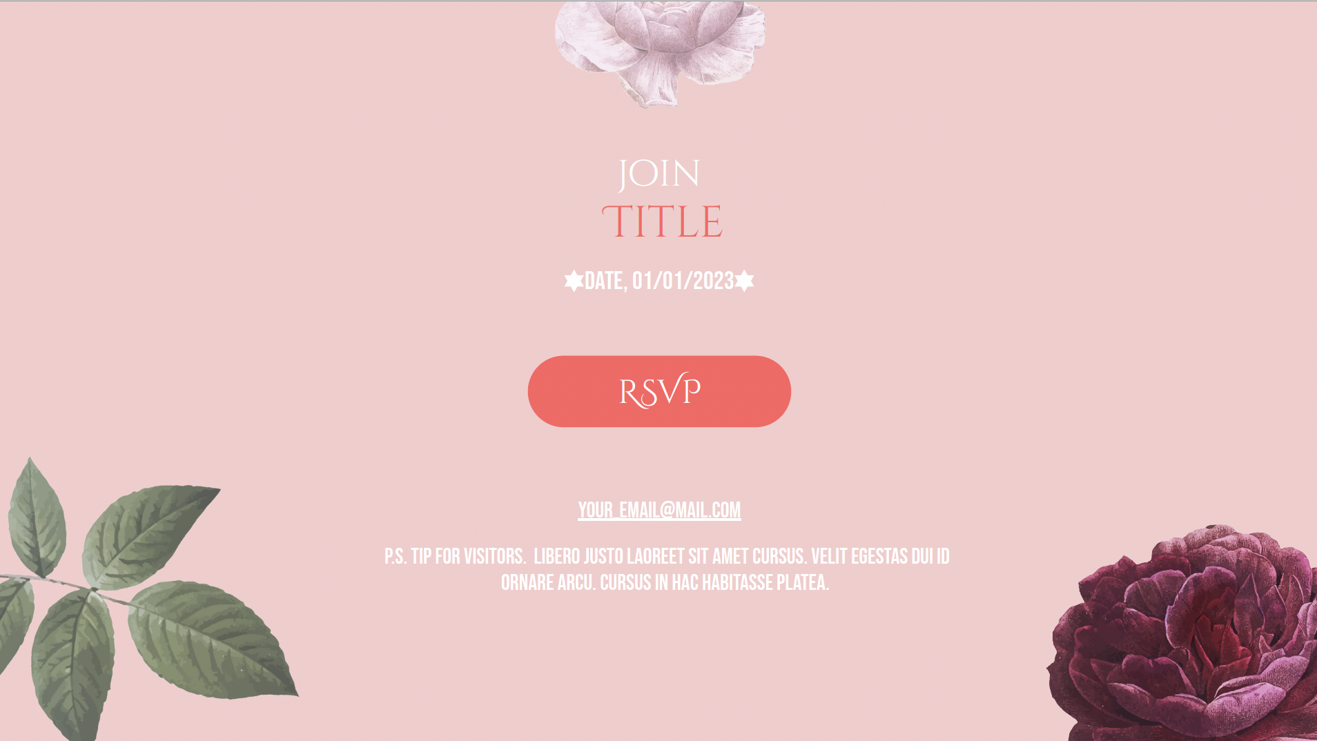 Invitation Slide Presentation, page 2