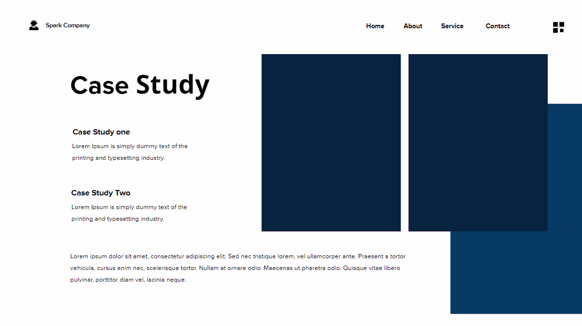Startup Landing Page, page 4