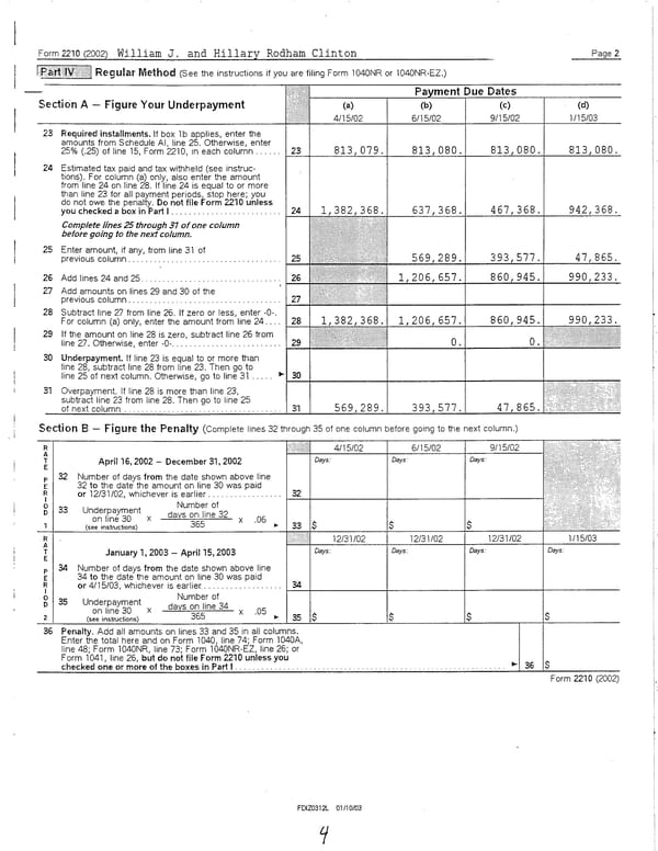 2002 U.S. Individual Income Tax Return - Page 4