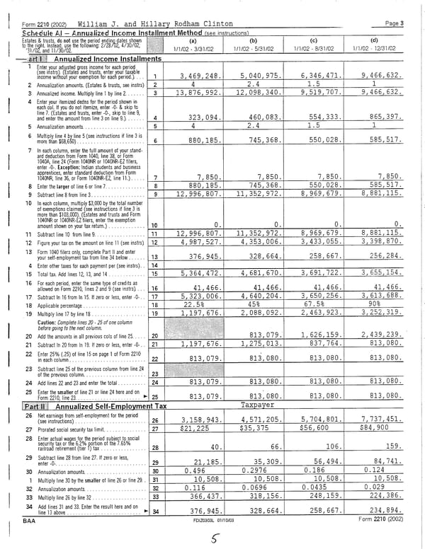 2002 U.S. Individual Income Tax Return - Page 5
