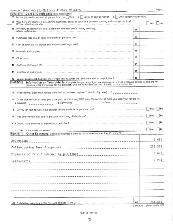 2002 U.S. Individual Income Tax Return - Page 10