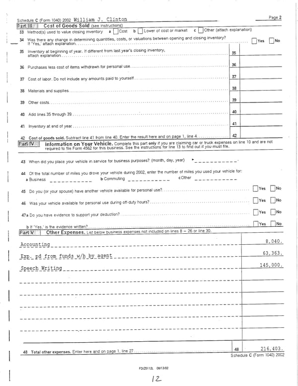2002 U.S. Individual Income Tax Return - Page 12