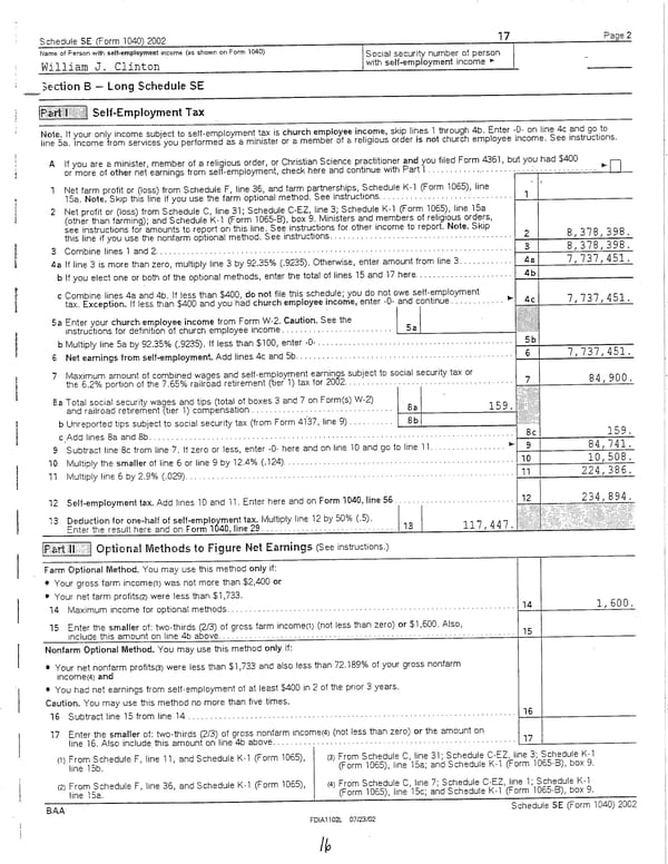 2002 U.S. Individual Income Tax Return - Page 16