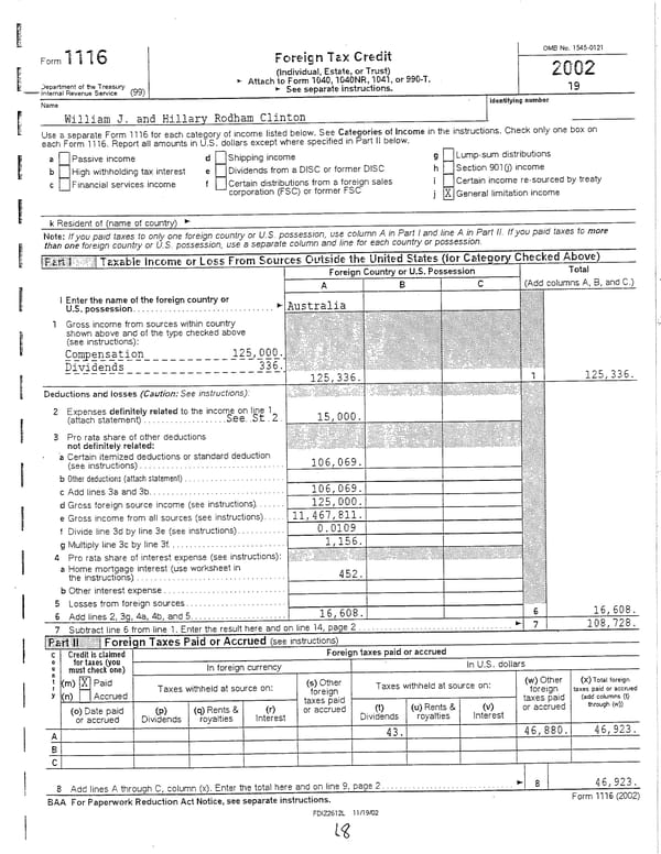 2002 U.S. Individual Income Tax Return - Page 18