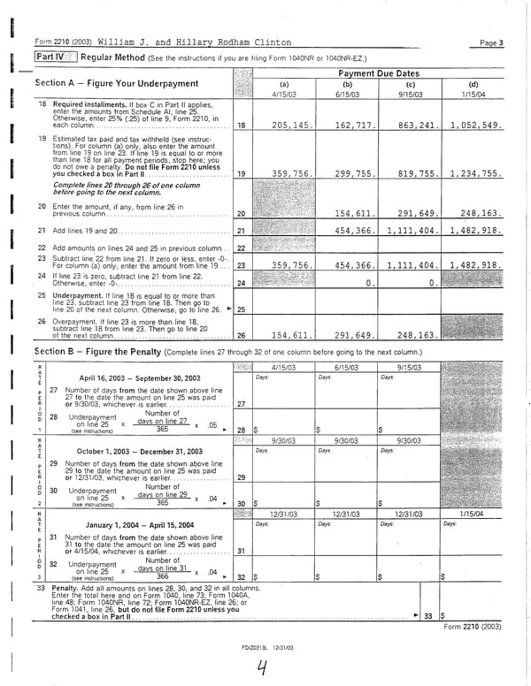 2003 U.S. Individual Income Tax Return - Page 4