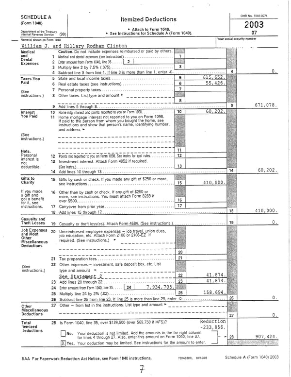 2003 U.S. Individual Income Tax Return - Page 7