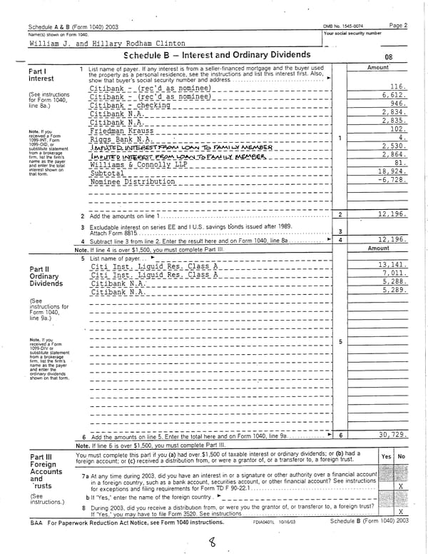 2003 U.S. Individual Income Tax Return - Page 8