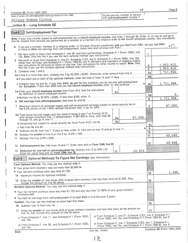 2003 U.S. Individual Income Tax Return - Page 17
