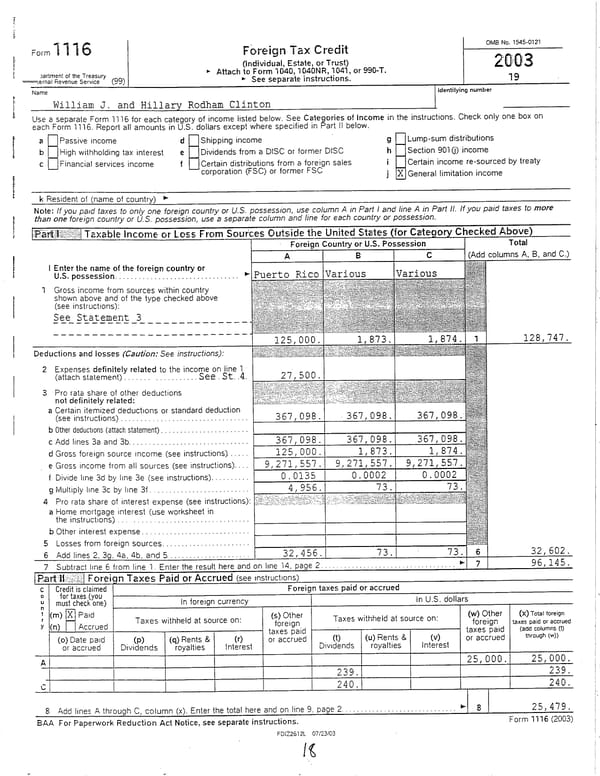 2003 U.S. Individual Income Tax Return - Page 18