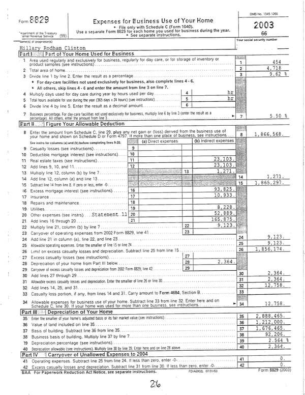 2003 U.S. Individual Income Tax Return - Page 26