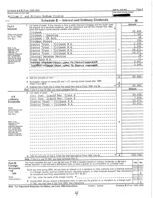 2004 U.S. Individual Income Tax Return - Page 4