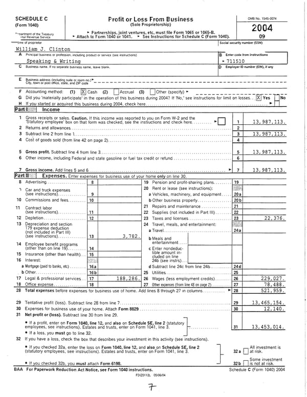 2004 U.S. Individual Income Tax Return - Page 7