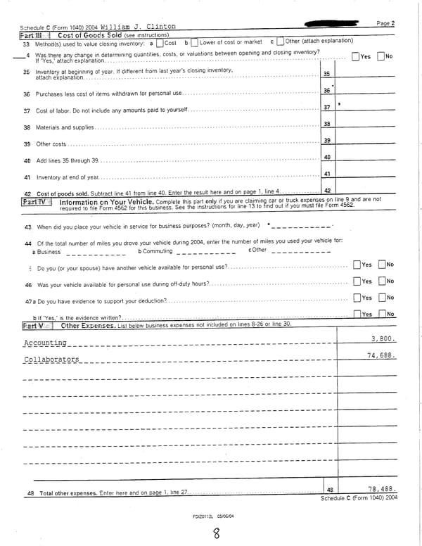 2004 U.S. Individual Income Tax Return - Page 8