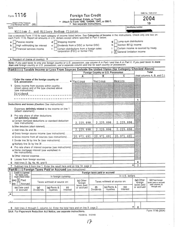 2004 U.S. Individual Income Tax Return - Page 17