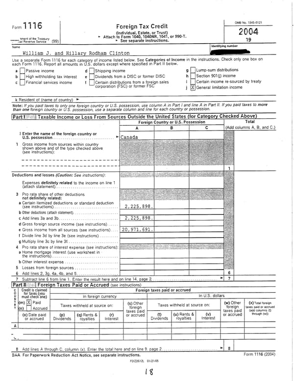 2004 U.S. Individual Income Tax Return - Page 18