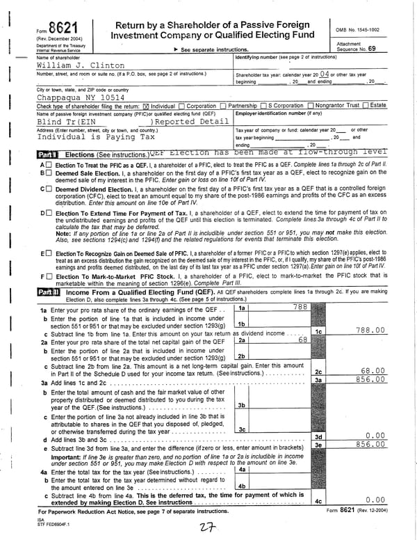 2004 U.S. Individual Income Tax Return - Page 27