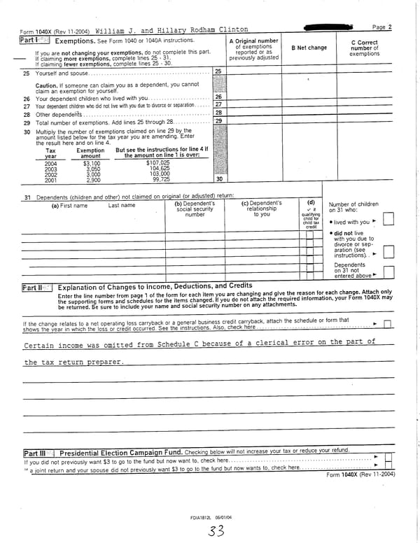 2004 U.S. Individual Income Tax Return - Page 33