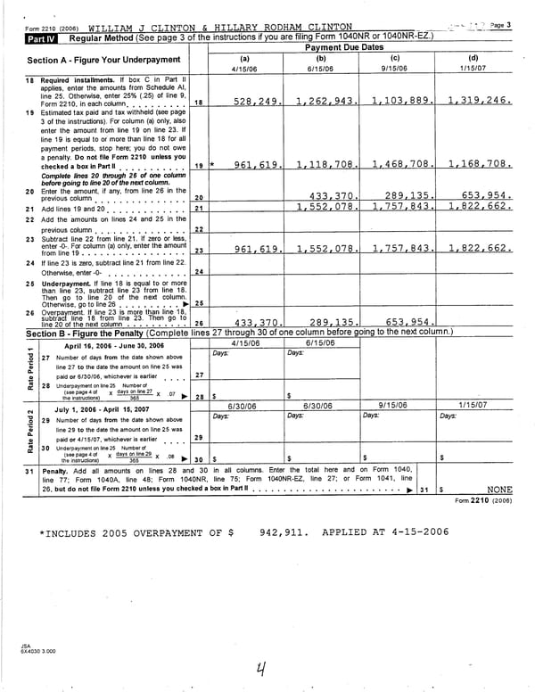 2006 U.S. Individual Income Tax Return - Page 4