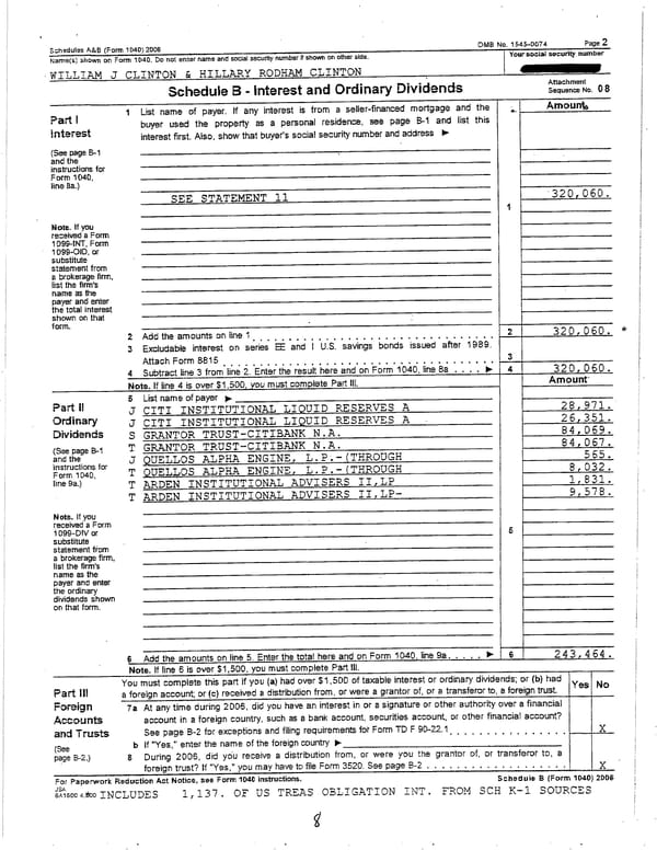 2006 U.S. Individual Income Tax Return - Page 8