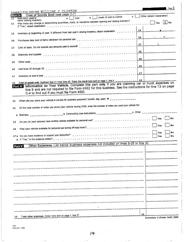 2006 U.S. Individual Income Tax Return - Page 14