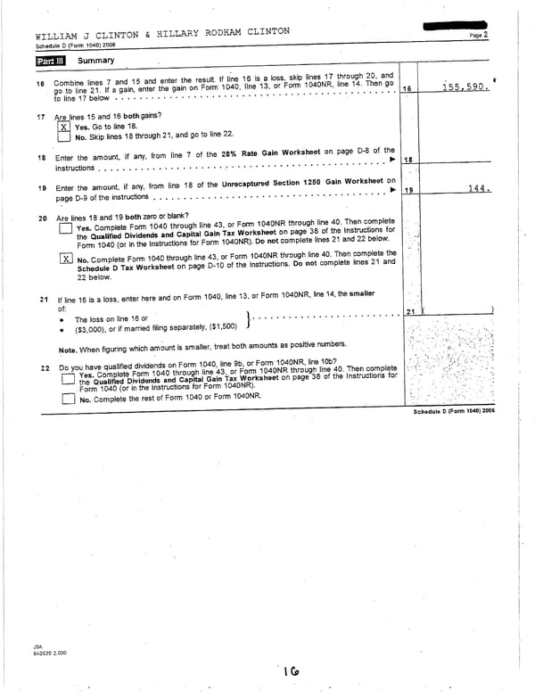 2006 U.S. Individual Income Tax Return - Page 16