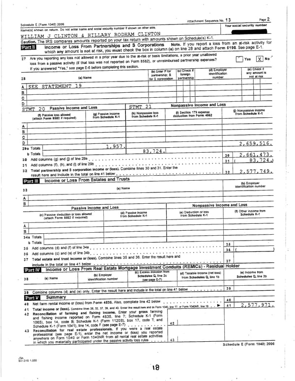 2006 U.S. Individual Income Tax Return - Page 18